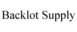 BACKLOT SUPPLY trademark