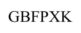 GBFPXK trademark