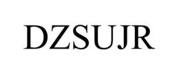 DZSUJR trademark