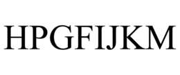HPGFIJKM trademark