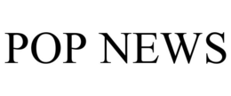 POP NEWS trademark