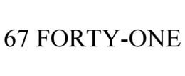 67 FORTY-ONE trademark