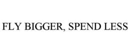 FLY BIGGER, SPEND LESS trademark