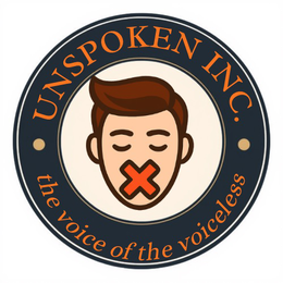 X • UNSPOKEN INC. • THE VOICE OF THE VOICELESS trademark
