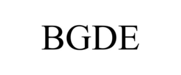 BGDE trademark