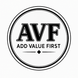 AVF ADD VALUE FIRST trademark