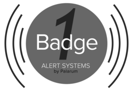1 BADGE ALERT SYSTEMS BY PALARUM trademark