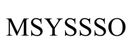 MSYSSSO trademark
