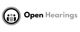 OPEN HEARINGS trademark