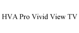 HVA PRO VIVID VIEW TV trademark