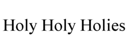 HOLY HOLY HOLIES trademark