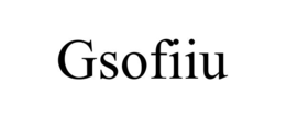 GSOFIIU trademark