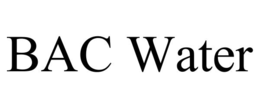BAC WATER trademark