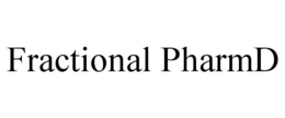 FRACTIONAL PHARMD trademark
