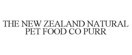 THE NEW ZEALAND NATURAL PET FOOD CO PURR trademark