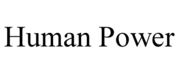 HUMAN POWER trademark