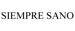 SIEMPRE SANO trademark