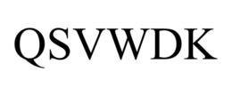 QSVWDK trademark