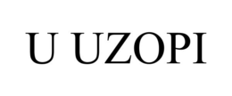 U UZOPI trademark