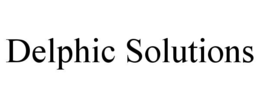 DELPHIC SOLUTIONS trademark