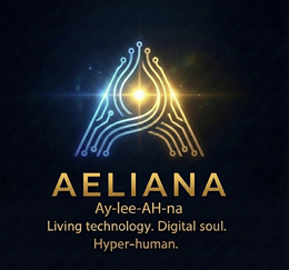 A AELIANA AY-LEE-AH-NA LIVING TECHNOLOGY. DIGITAL SOUL.  HYPER-HUMAN. trademark