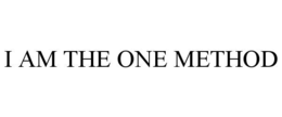 I AM THE ONE METHOD trademark