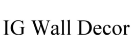 IG WALL DECOR trademark