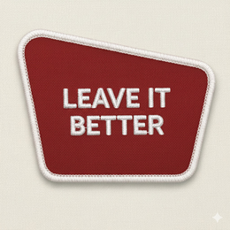 LEAVE IT BETTER trademark