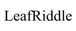 LEAFRIDDLE trademark