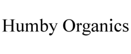 HUMBY ORGANICS trademark