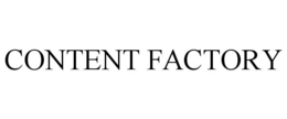 CONTENT FACTORY trademark