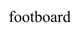 FOOTBOARD trademark