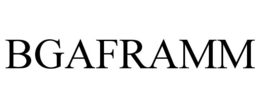 BGAFRAMM trademark
