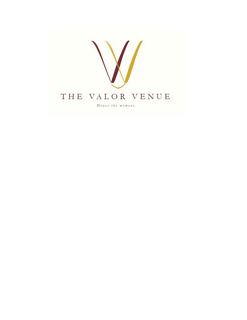 VV THE VALOR VENUE HONOR THE MOMENT. trademark