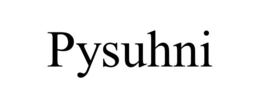 PYSUHNI trademark