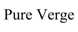 PURE VERGE trademark