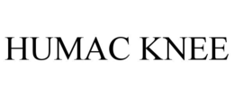 HUMAC KNEE trademark