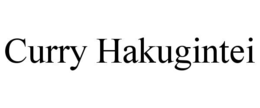 CURRY HAKUGINTEI trademark