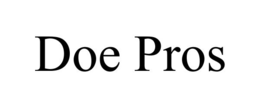 DOE PROS trademark