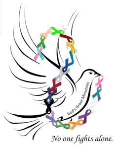 GOD'S GRACE MINISTRIES NO ONE FIGHTS ALONE. trademark