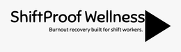 SHIFTPROOF WELLNESS BURNOUT RECOVERY BUILT FOR SHIFT WORKERS. trademark