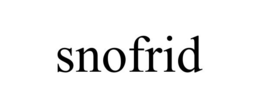 SNOFRID trademark