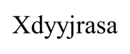XDYYJRASA trademark