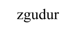 ZGUDUR trademark