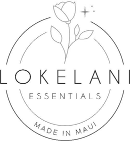 LOKELANI ESSENTIALS MADE IN MAUI trademark