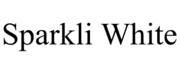 SPARKLI WHITE trademark