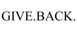 GIVE.BACK. trademark