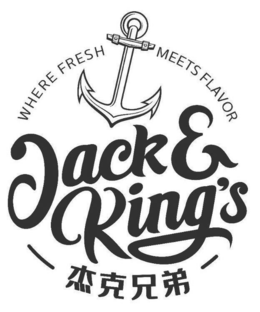 WHERE FRESH MEETS FLAVOR JACK & KING'S trademark