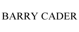 BARRY CADER trademark