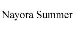 NAYORA SUMMER trademark